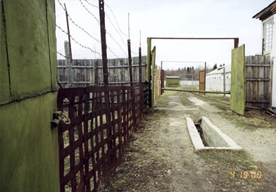 Perm-36 camp buildings before and after the restoration. Courtesy of the Gulag Museum at Perm-36.
